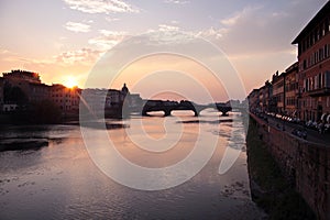 Ponte alla Carraia in Florence photo