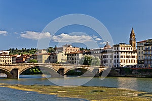 Ponte alla Carraia in Florence, Italy photo