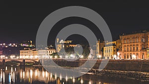 Ponte alle Grazie at Night