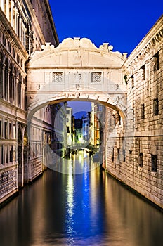 Ponte dei Sospiri in Venice, Bridge of Sighs