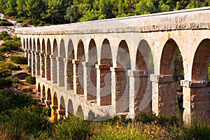 Ponte del Diable in Tarragona. Catalonia