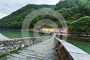 Ponte del Diavolo in Borgo a Mozzano Tuscany, Italy