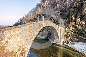 Ponte del Diavolo in Lanzo Torinese, Piedmont