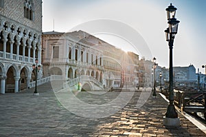 Ponte Della Paglia In Venice