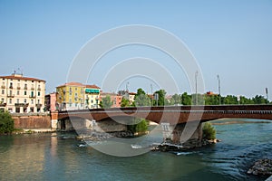 Ponte delle navi in Verona a bridge in northern Italy.