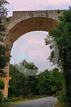 Ponte di Augusto, Roman bridge at Narni, Umbria, Italy