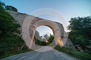 Ponte di Augusto, Roman bridge at Narni, Umbria, Italy