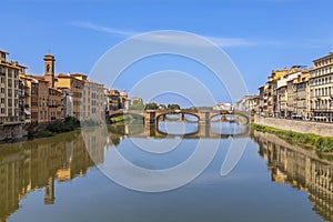 Ponte di Santa trinita Florence, Italy. Santa Trinita bridge