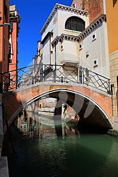 Ponte Duodo bridge in Venice, Italy