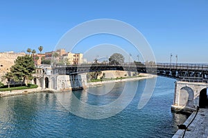 Ponte Girevole Swing Bridge Taranto, Puglia, Italy photo