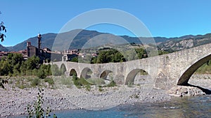 Ponte Gobbo bridge in Bobbio