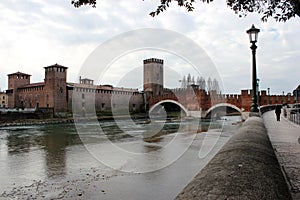 Ponte Pietra over the Adige River in Verona