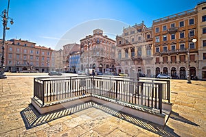 Ponte Rosso square in Trieste architecure view