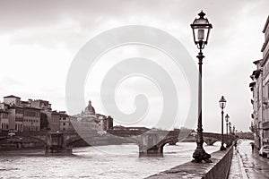Ponte Santa Trinita Bridge, Florence; Italy