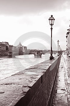 Ponte Santa Trinita Bridge, Florence; Italy