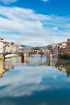 Ponte Santa Trinita bridge over the Arno River