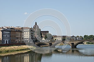 Ponte Santa Trinita in Florence over the Arno River