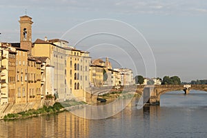 Ponte Santa Trinita in Florence over the Arno River