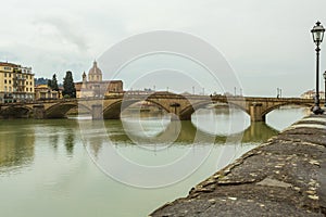 The Ponte Sante Trinita, Florence