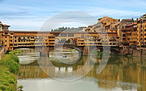 Ponte Vecchio bridge in Florence, Italy