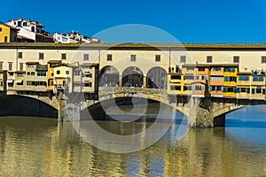 Ponte Vecchio bridge in Florence, Italy