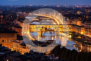 Ponte Vecchio Bridge in Florence - Italy