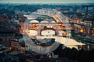 Ponte Vecchio Bridge in Florence - Italy