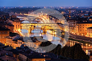 Ponte Vecchio Bridge in Florence - Italy