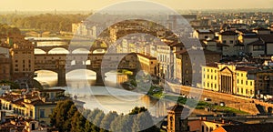 Ponte Vecchio Bridge in Florence - Italy