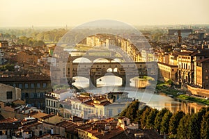 Ponte Vecchio Bridge in Florence - Italy