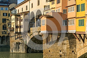 Ponte Vecchio bridge in Florence, Italy