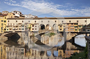 Ponte Vecchio bridge in Florence, Italy