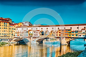 Ponte Vecchio is a bridge in Florence, located at the narrowest point of the Arno River, almost opposite the Uffizi Gallery.Italy