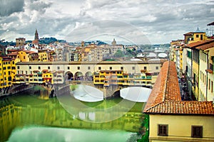 Ponte Vecchio bridge in Florence