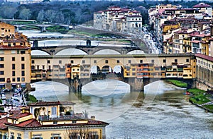 Ponte Vecchio in Florence, Italy.