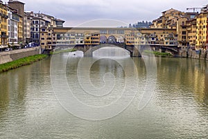 View of Ponte Vecchio, Florence, Italy