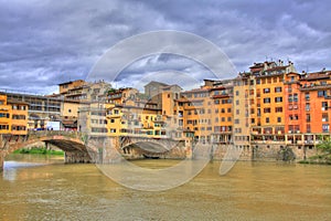 Ponte Vecchio and Florence riversides