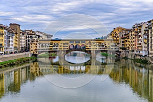 Ponte Vecchio Old Bridge in Florence, Italy