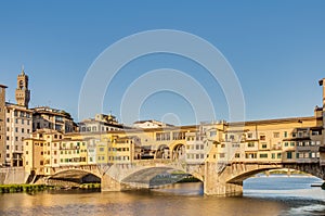 The Ponte Vecchio (Old Bridge) in Florence, Italy. photo