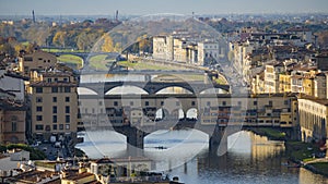 Ponte Vecchio, Old Bridge, Florence, Italy.