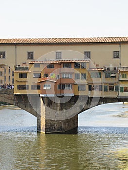 Ponte Vecchio, the oldest bridge in Florence,Italy