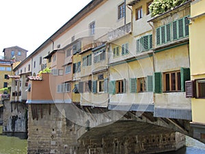 Ponte Vecchio, the oldest bridge in Florence,Italy