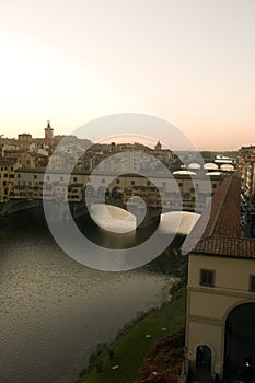 Ponte vechio bridge in florence