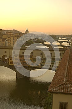Ponte vechio bridge in florence