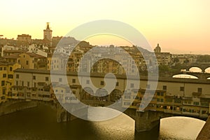 Ponte vechio bridge in florence