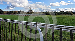 Pontefract Racecourse - Empty course on a sunny day