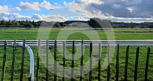 Pontefract Racecourse - Empty course on a sunny day