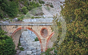 Ponti di Vara, famous ancient bridge over the Fantiscritti marble quarries photo