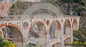 Ponti di Vara, famous ancient bridge over the Fantiscritti marble quarries photo