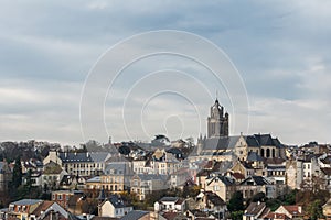 Pontoise, view on the upper town